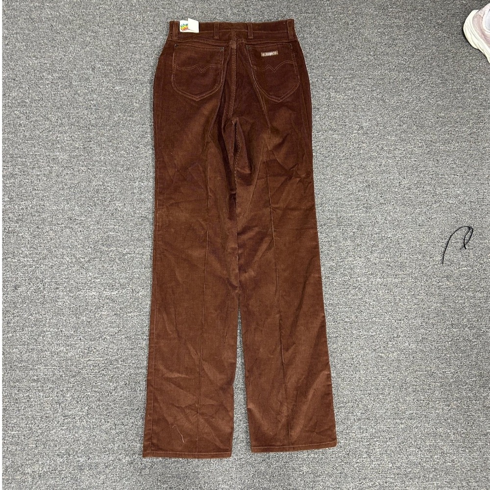Wrangler Corduroy Pants Juniors 15 Brown Vintage Straight Leg N1715BN